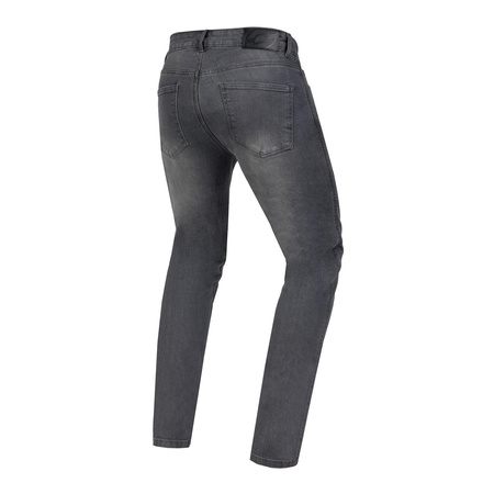 Jeansy motocyklowe OZONE STRIKER REGULAR WASHED GREY szary