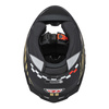 Kask integralny NZI TRENDY FLAG BLACK GOLD MATT czarny złoty