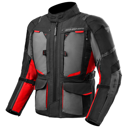 Kurtka tekstylna SHIMA HERO 2.0 MEN RED czarny szary czerwony