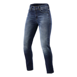 Jeansy motocyklowe damskie REVIT MARLEY LADY MEDIUM BLUE USED niebieski
