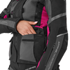 Kurtka tekstylna damska SHIMA HERO 2.0 LADY PINK czarny szary różowy