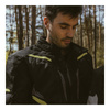 Kurtka tekstylna OZONE SAHARA BLACK/GREY/FLUO YELLOW czarny szary żółty fluo