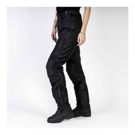 Spodnie tekstylne damskie OZONE FLOW LADY BLACK czarny