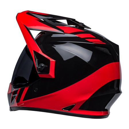 Kask integralny BELL MX-9 ADVENTURE MIPS DASH BLACK/RED czarny czerwony