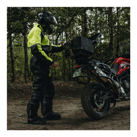 Kombinezon przeciwdeszczowy OZONE OZ-141 BLACK/FLO YELLOW żółty fluo czarny