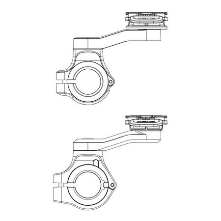 Podstawa QUAD LOCK PRO montowana na kierownicy czarny