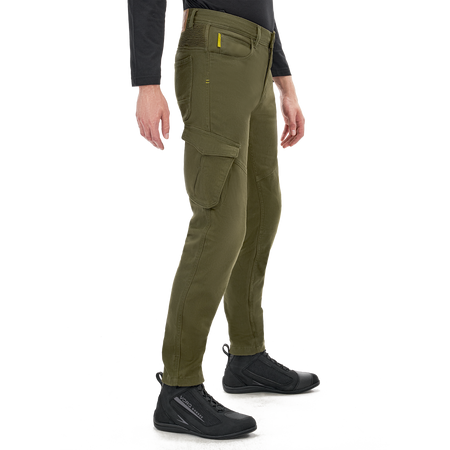 Jeansy motocyklowe VORG REVO GREEN zielony