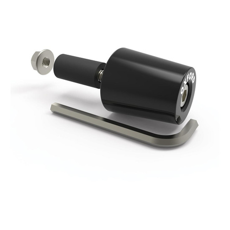Końcówki kierownicy OXFORD BAR ENDS 3 BLACK czarny