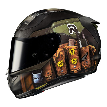 Kask integralny HJC R-PHA-11 GHOST CALL OF DUTY BLACK/BROWN czarny brązowy zielony