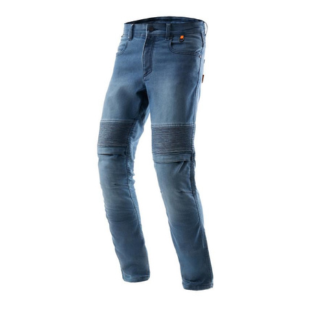 Jeansy motocyklowe REBELHORN REVOLT MONOLAYER WASHED BLUE niebieski