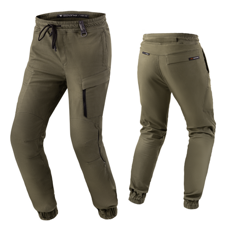 Spodnie motocyklowe SHIMA JOGGSTER KHAKI zielony