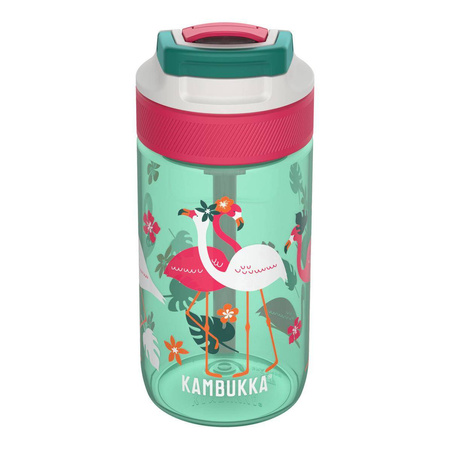 Butelka na wodę dziecięca KAMBUKKA LAGOON Sea Party 400ml czerwony niebieski żółty