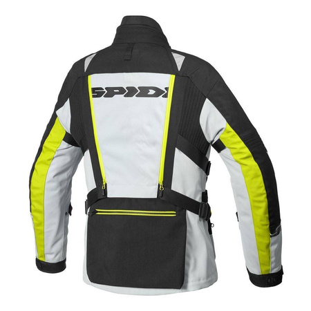 Kurtka tekstylna SPIDI ALLROAD YELLOW FLUO czarny szary żółty fluo