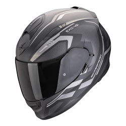 Kask integralny SCORPION EXO 491 KRIPTA MATT BLACK/SILVER czarny srebrny