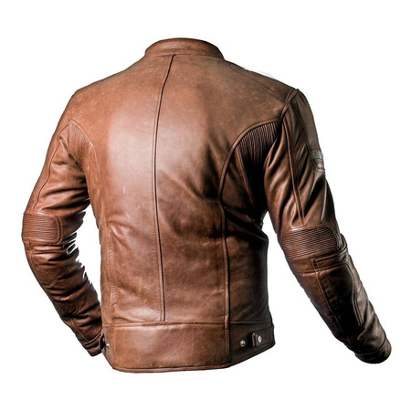 Kurtka skórzana SHIMA HUNTER+ BROWN brązowy