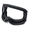Gogle snowboardowe IMX PEAK BLACK MATT/BLACK SZYBA PODWÓJNA GREEN IRRIDIUM + BROWN czarny