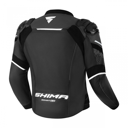 Kurtka skórzana SHIMA BANDIT 2.0 BLACK czarny