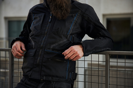 Kurtka tekstylna REBELHORN SCANDAL BLACK czarny