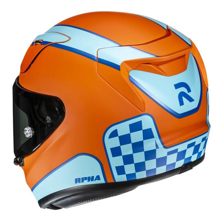 Kask integralny HJC RPHA 12 RESPON ORANGE/BLUE pomarańczowy niebieski