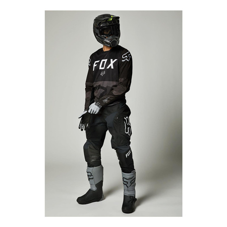 Spodnie cross FOX LEGION LT EX BLACK czarny biały