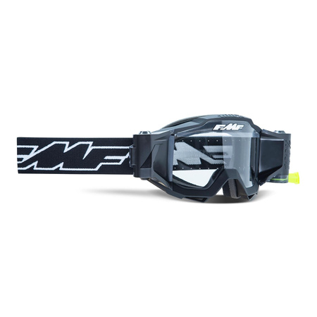 Gogle motocyklowe FMF POWERBOMB ROCKET BLACK czarny biały