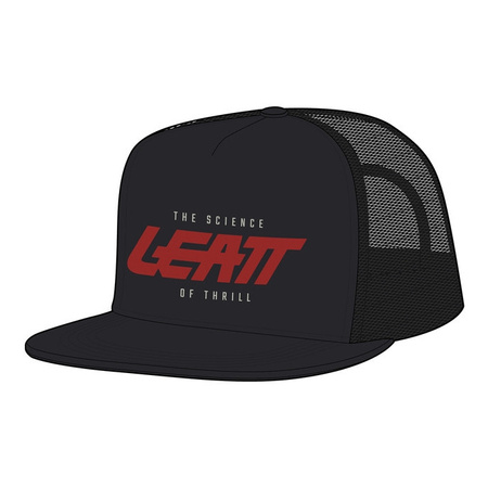 Czapka z daszkiem LEATT TRUCKER BLACK czarny