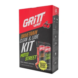 Zestaw do czyszczenia i smarowania łańcucha GRITT BY LEATT DRIVETRAIN KIT MOTO STREET