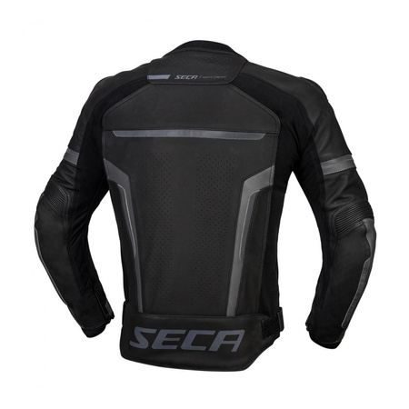 Kurtka skórzana SECA HOOLIGAN BLACK czarny szary