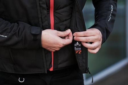 Kurtka tekstylna SHIMA OPENAIR BLACK czarny