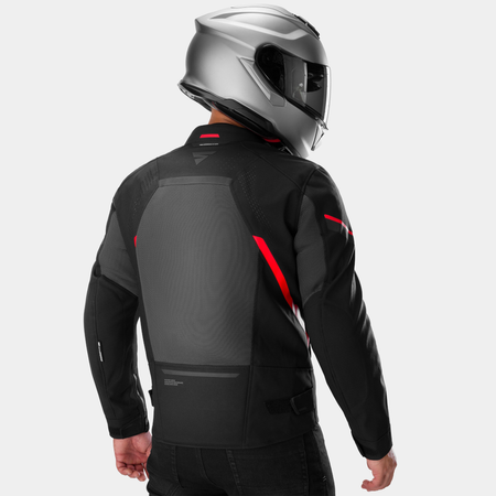 Kurtka tekstylna SHIMA RUSH 3.0 AIR G2 GREY/RED szary czerwony
