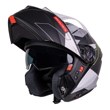 Kask szczękowy MT GENESIS SV TALO MATT BLACK/GREY czarny szary