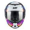 Kask integralny MT THUNDER 4 R SV PIPEN C8 GLOSS biały różowy niebieski pomarańczowy