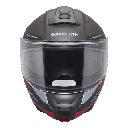 Kask szczękowy SCHUBERTH C5 ECE OMEGA ANTHRACITE czarny szary czerwony