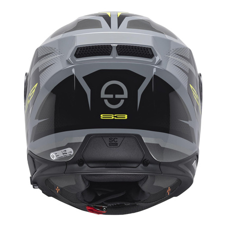 Kask integralny SCHUBERTH S3 ECE APEX GREY szary czarny żółty fluo