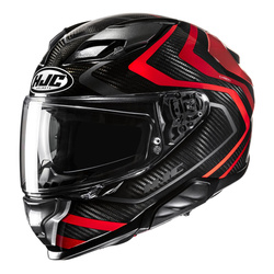 Kask integralny HJC F71 CARBON NEVIO BLACK/RED czarny czerwony