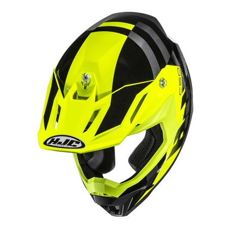 Kask cross HJC C50 MIRAGE YELLOW/BLACK żółty czarny