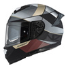 Kask integralny NZI EURUS 4 STREAM VANGUARD BLACK SAND RED TINTED MATT czarny beżowy czerwony