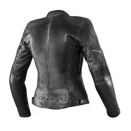 Kurtka skórzana damska SHIMA MONACO BLACK czarny