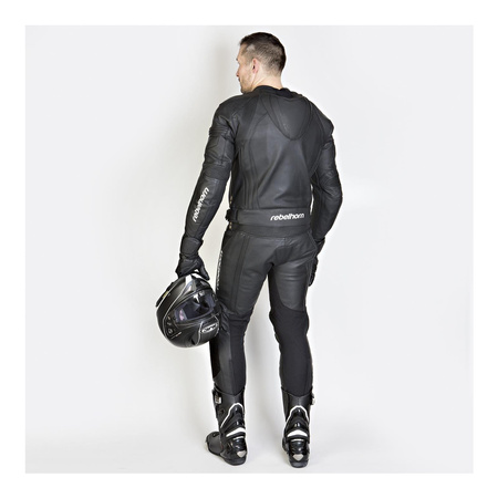 Spodnie skórzane REBELHORN PISTON II BLACK czarny
