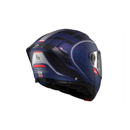 Kask szczękowy MT ATOM 2 SV DESTINY C7 MATT niebieski