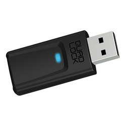 Adapter bezprzewodowy QUAD LOCK CarPlay/Android Auto czarny