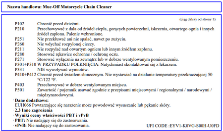 Zestaw do pielęgnacji układu napędowego MUC-OFF CHAIN CARE KIT