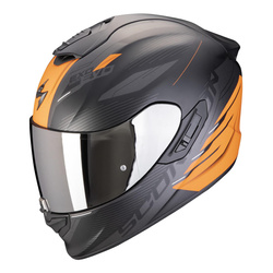 Kask integralny SCORPION EXO-1400 EVO II AIR LUMA BLACK/ORANGE czarny pomarańczowy