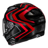 Kask integralny HJC F71 CARBON NEVIO BLACK/RED czarny czerwony
