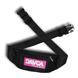 Nerka DAVCA LOGO PINK czarny różowy