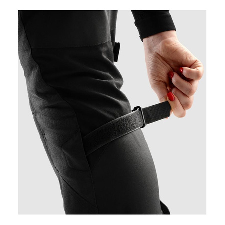 Spodnie tekstylne damskie REBELHORN HARDY 3.0 LADY SHORT BLACK czarny