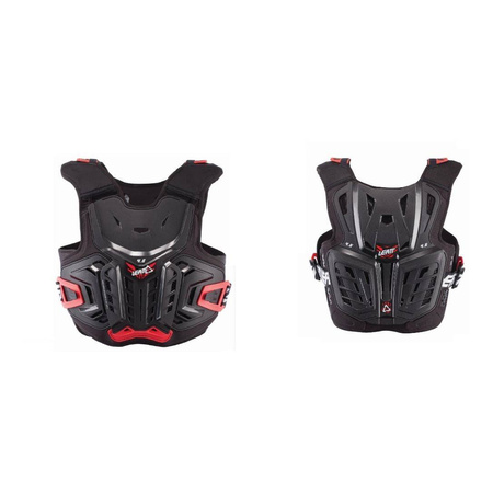 Buzer dziecięcy LEATT CHEST PROTECTOR 4.5 JUNIOR BLACK/RED czarny czerwony