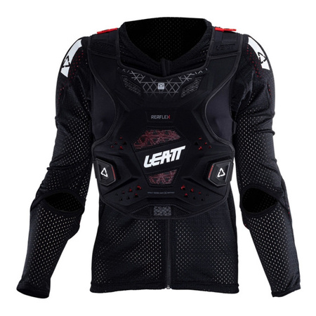 Koszulka z ochraniaczami damska LEATT REAFLEX LADY BLACK czarny