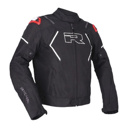 Kurtka tekstylna RICHA VENDETTA BLACK/WHITE/RED czarny biały czerwony