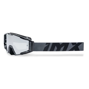 Gogle motocyklowe IMX SAND GRAPHIC BLACK GLOSS/GREY SZYBA SILVER IRIDIUM + CLEAR czarny szary